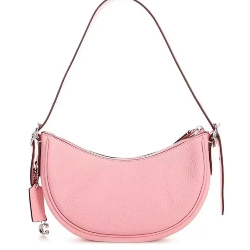 NWT COACH Luna Shoulder bag Pink Leather Purse Handbag - Picture 3 of 8
